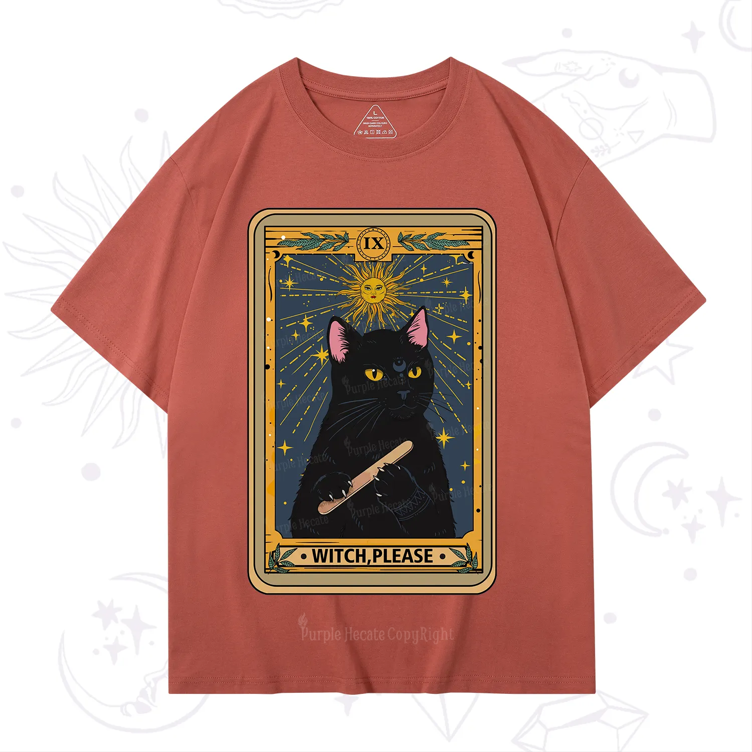 Purplehecate The Witch Please Tarot T-Shirt