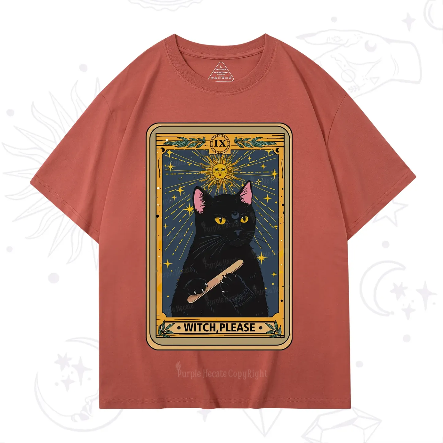 Purplehecate The Witch Please Tarot T-Shirt