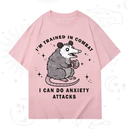Purplehecate Anixety Attack Opossum T-Shirt