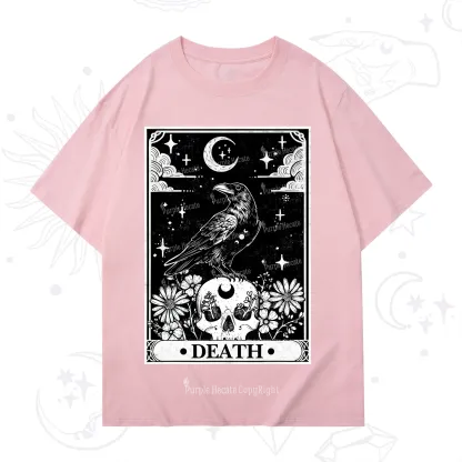 Purplehecate The Crow Death Tarot T-Shirt