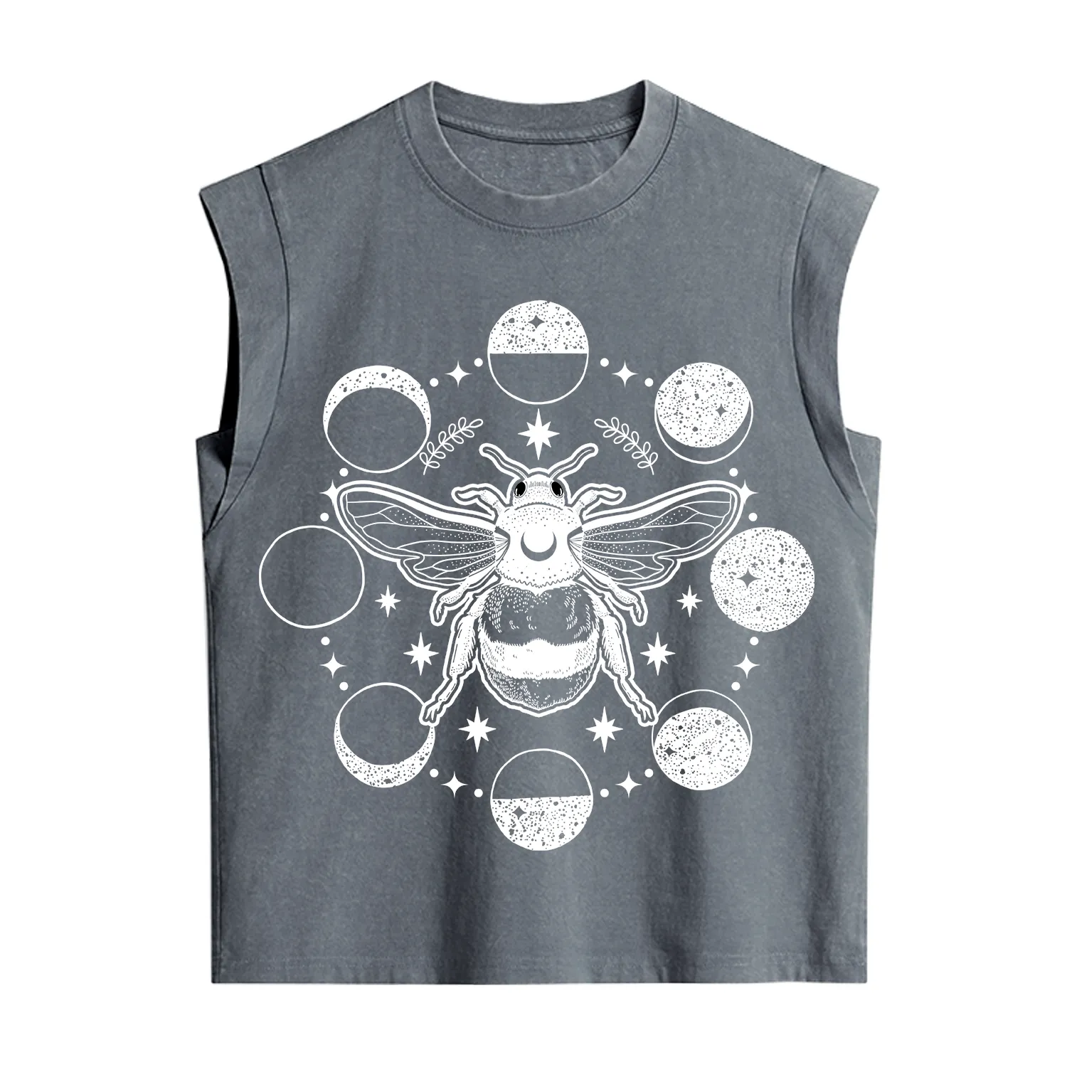 Purplehecate Moon Bee Vintage Washed Tank