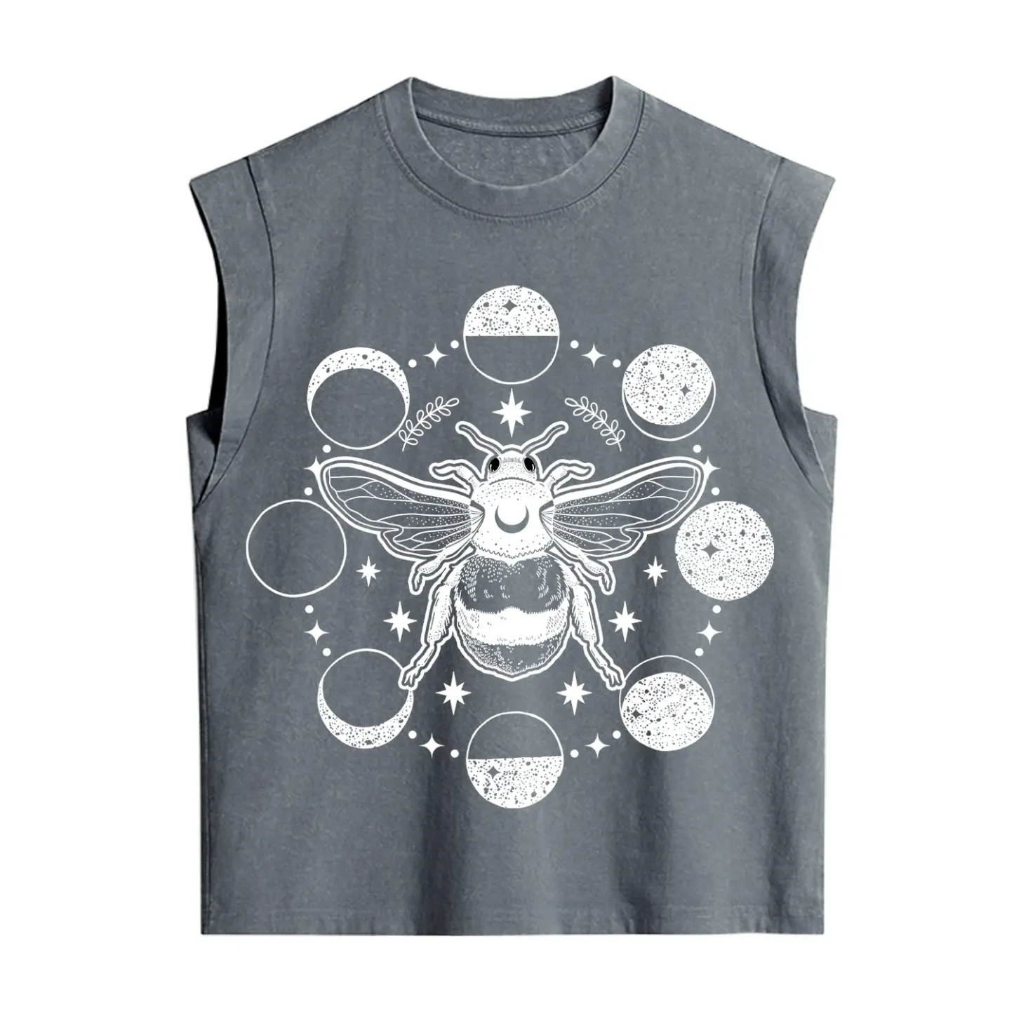 Purplehecate Moon Bee Vintage Washed Tank