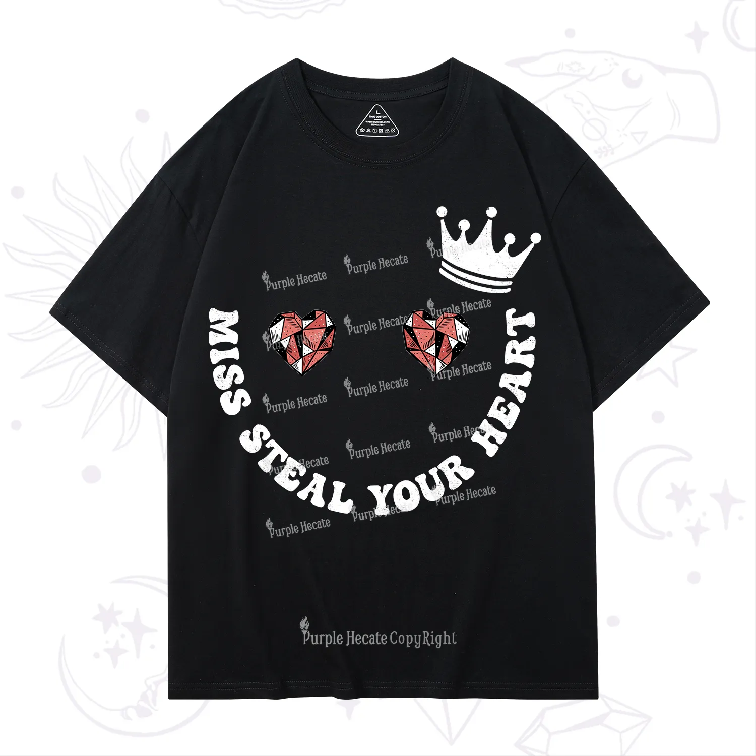 Purplehecate Miss Steal Your Heart Valentine T-Shirt