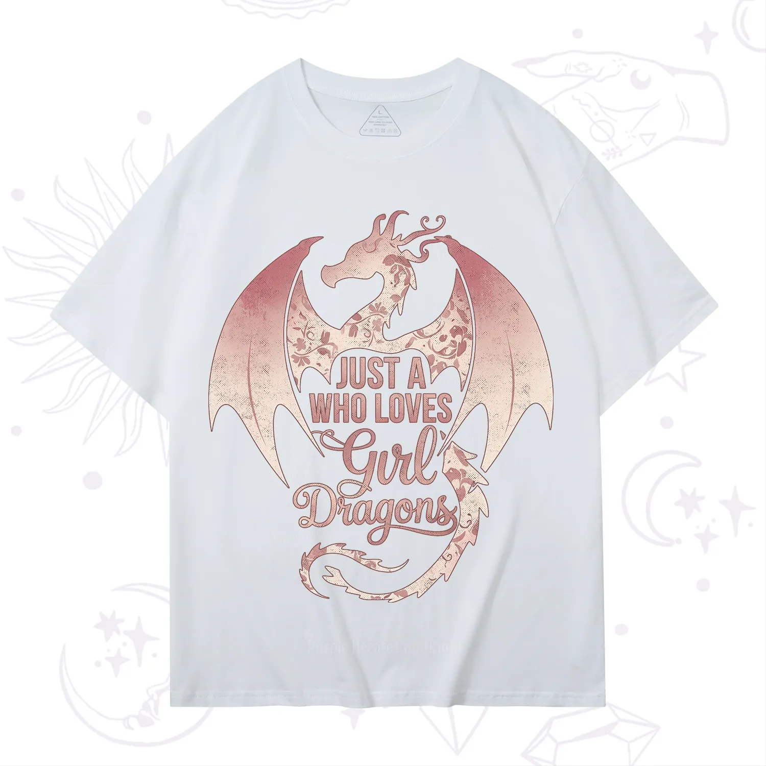 Purplehecate Just A Girl Who Loves Dragons T-Shirt