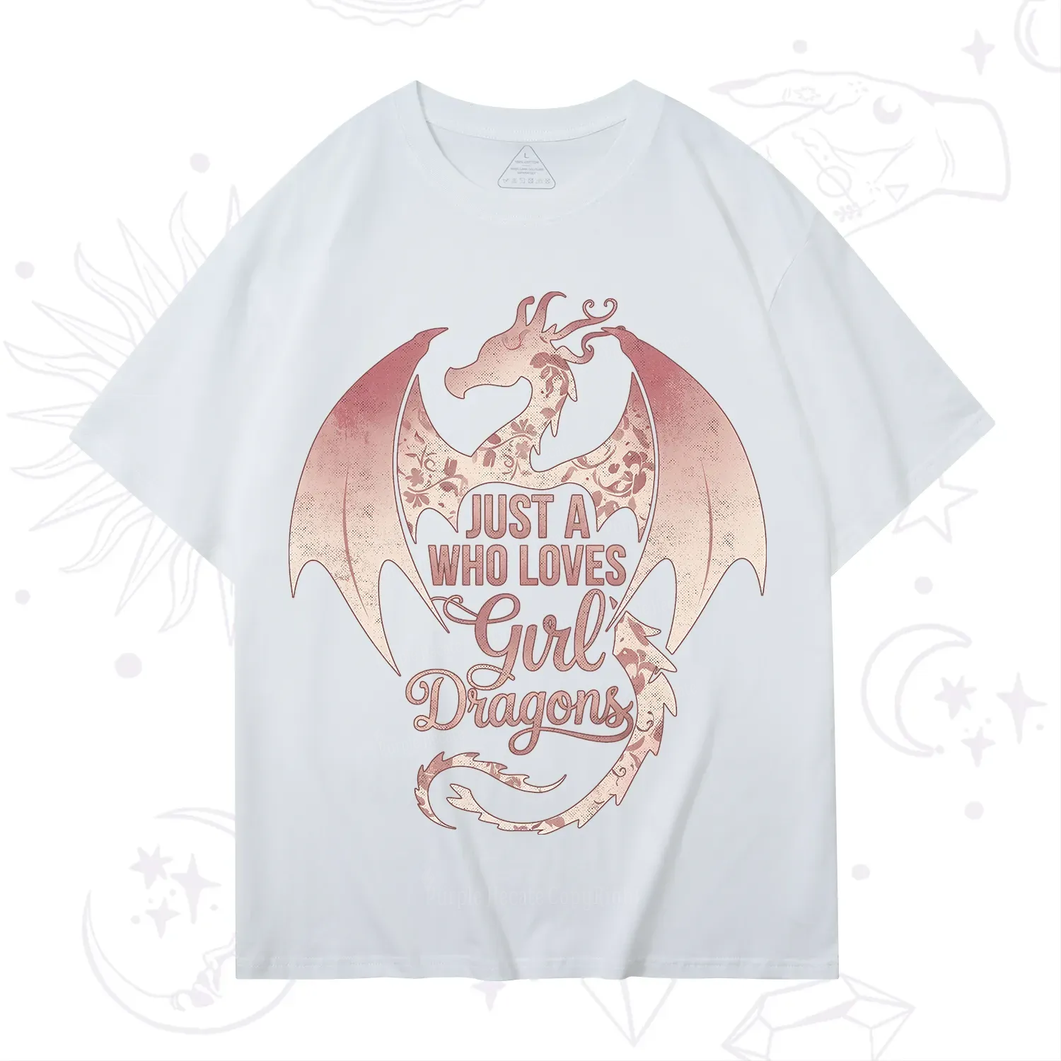 Purplehecate Just A Girl Who Loves Dragons T-Shirt