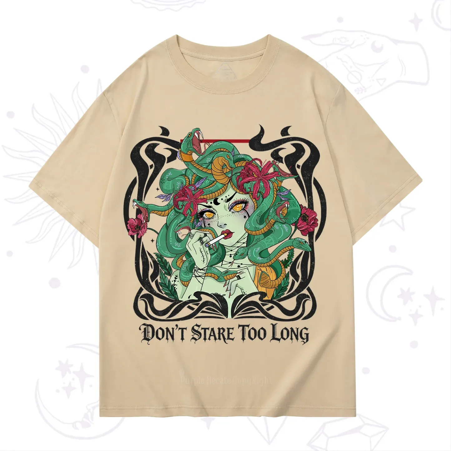 Purplehecate Don't Stare Too Long T-Shirt