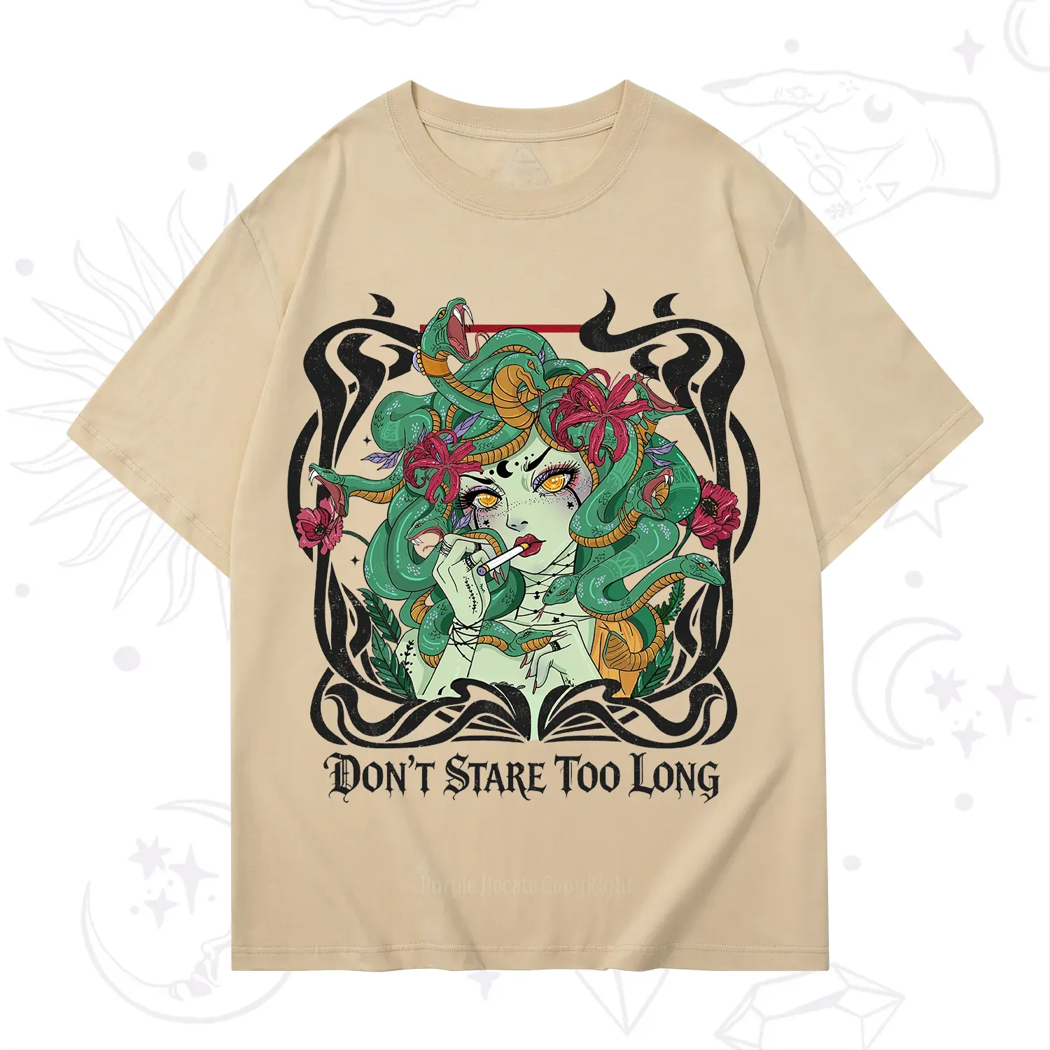 Purplehecate Don't Stare Too Long T-Shirt