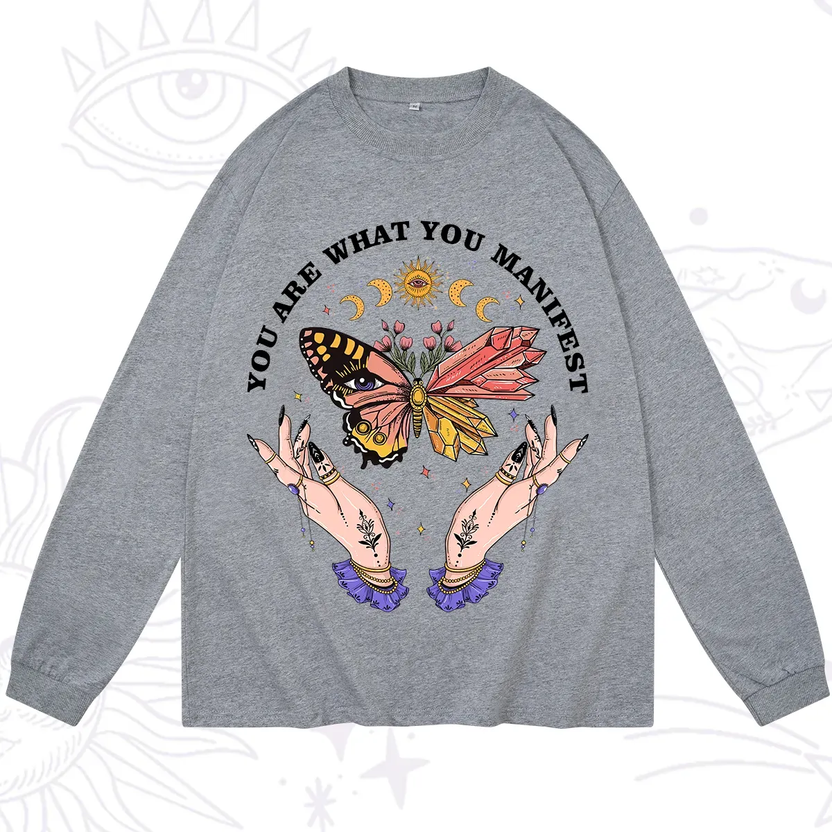 Purplehecate You Are What You Manifest Long Sleeve T-Shirt
