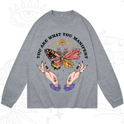 Purplehecate You Are What You Manifest Long Sleeve T-Shirt