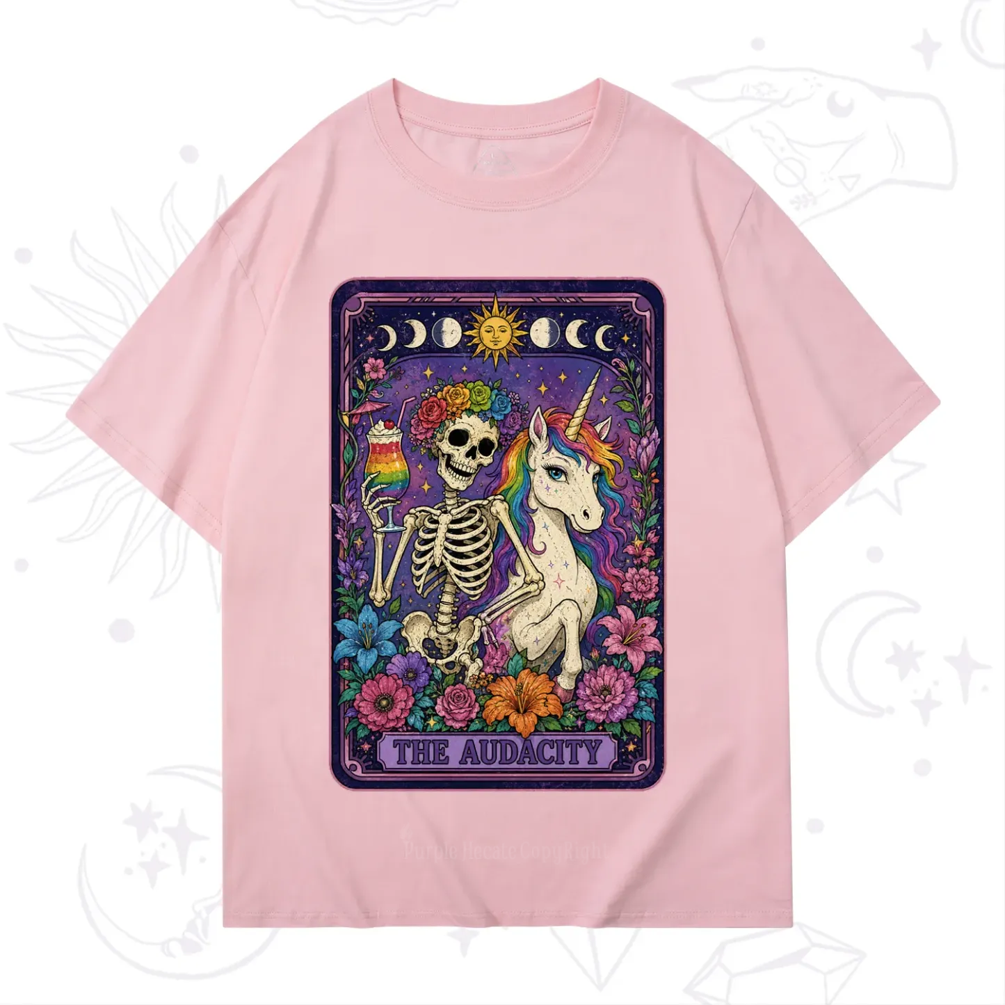Purplehecate The Audacity Tarot Pride Rainbow T-Shirt