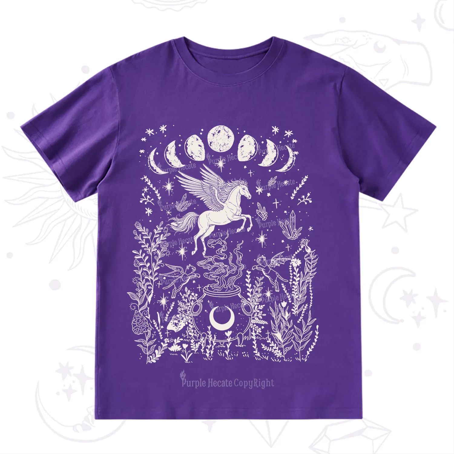 Purplehecate Celestial Pegasus T-Shirt