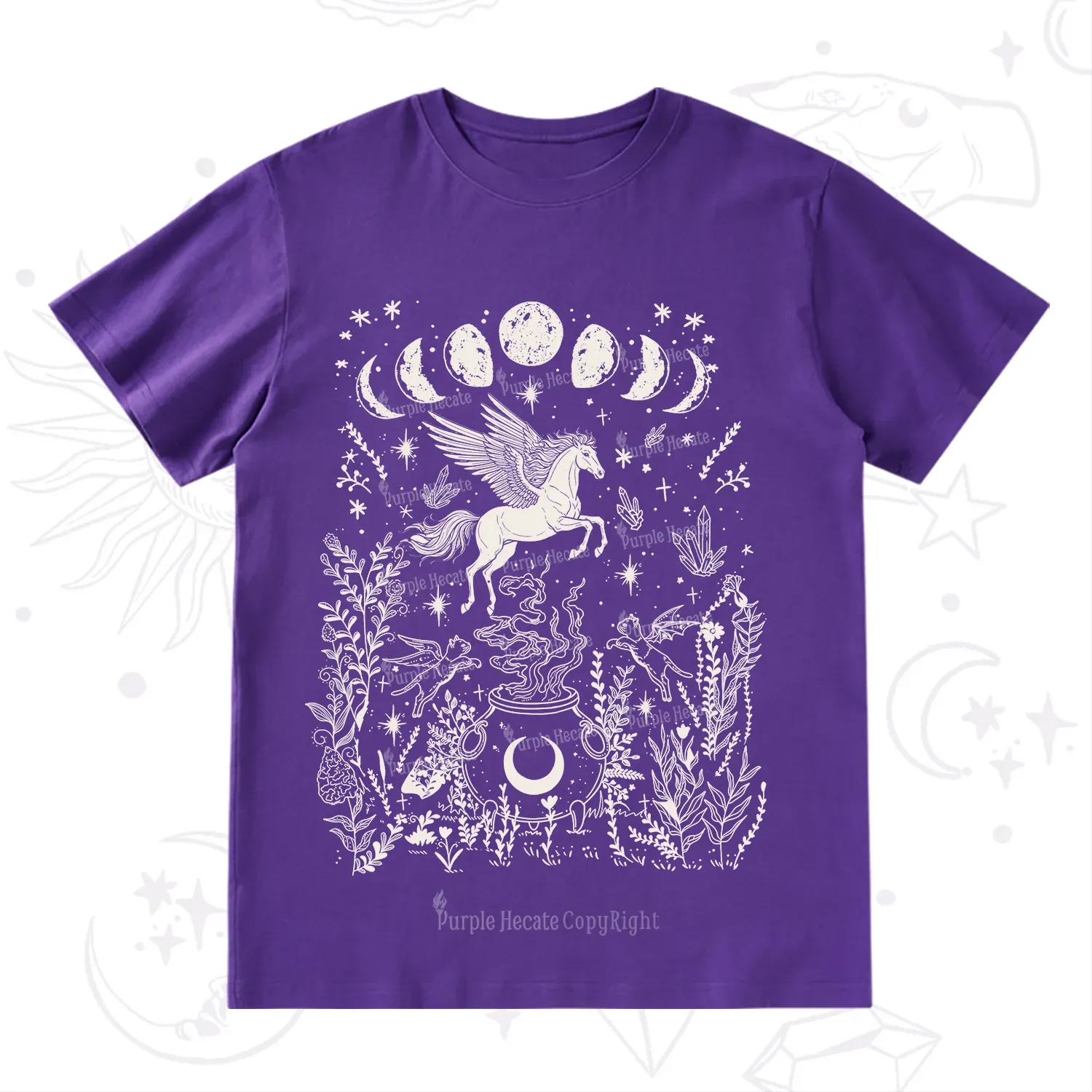 Purplehecate Celestial Pegasus T-Shirt