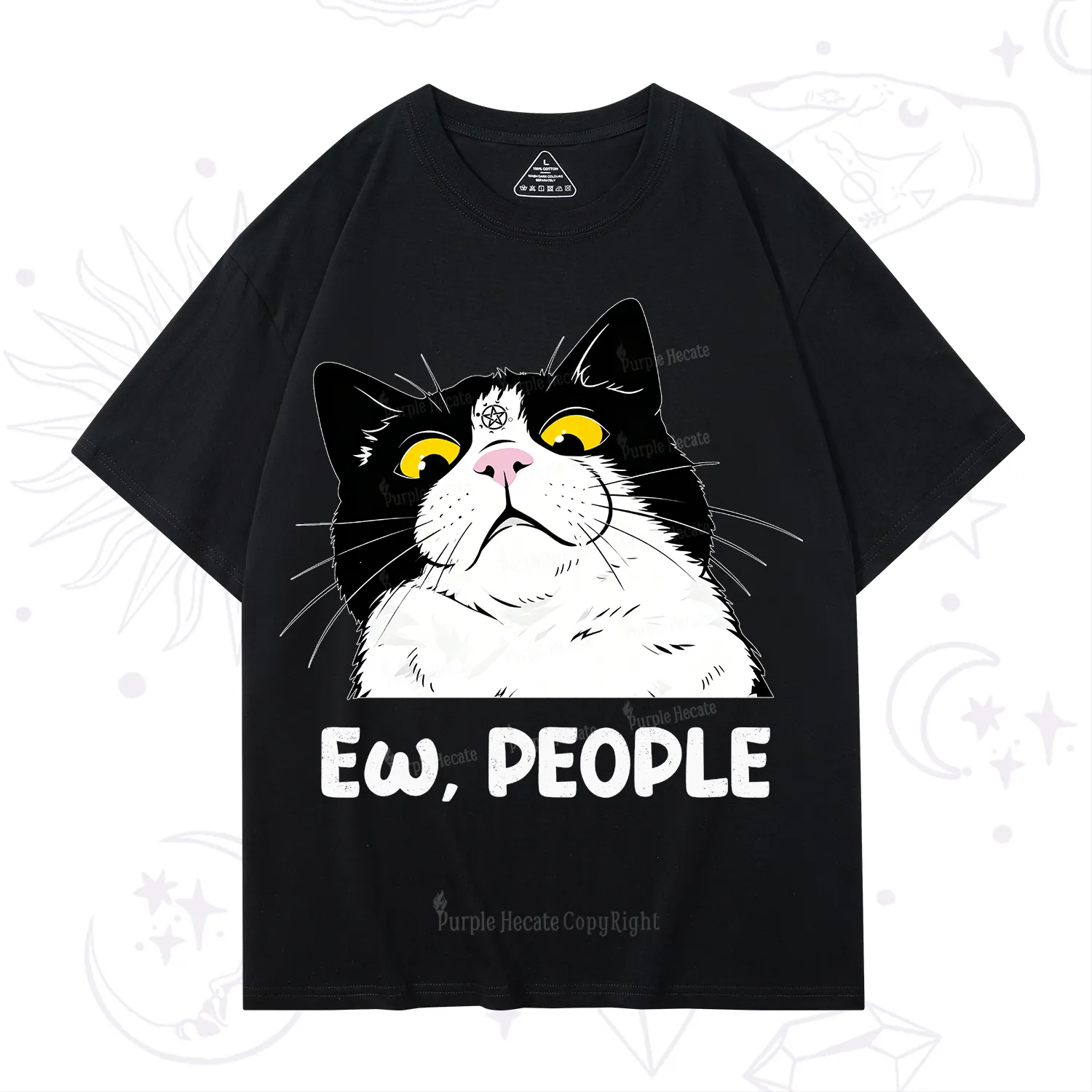 Purplehecate Ew People Cat T-Shirt
