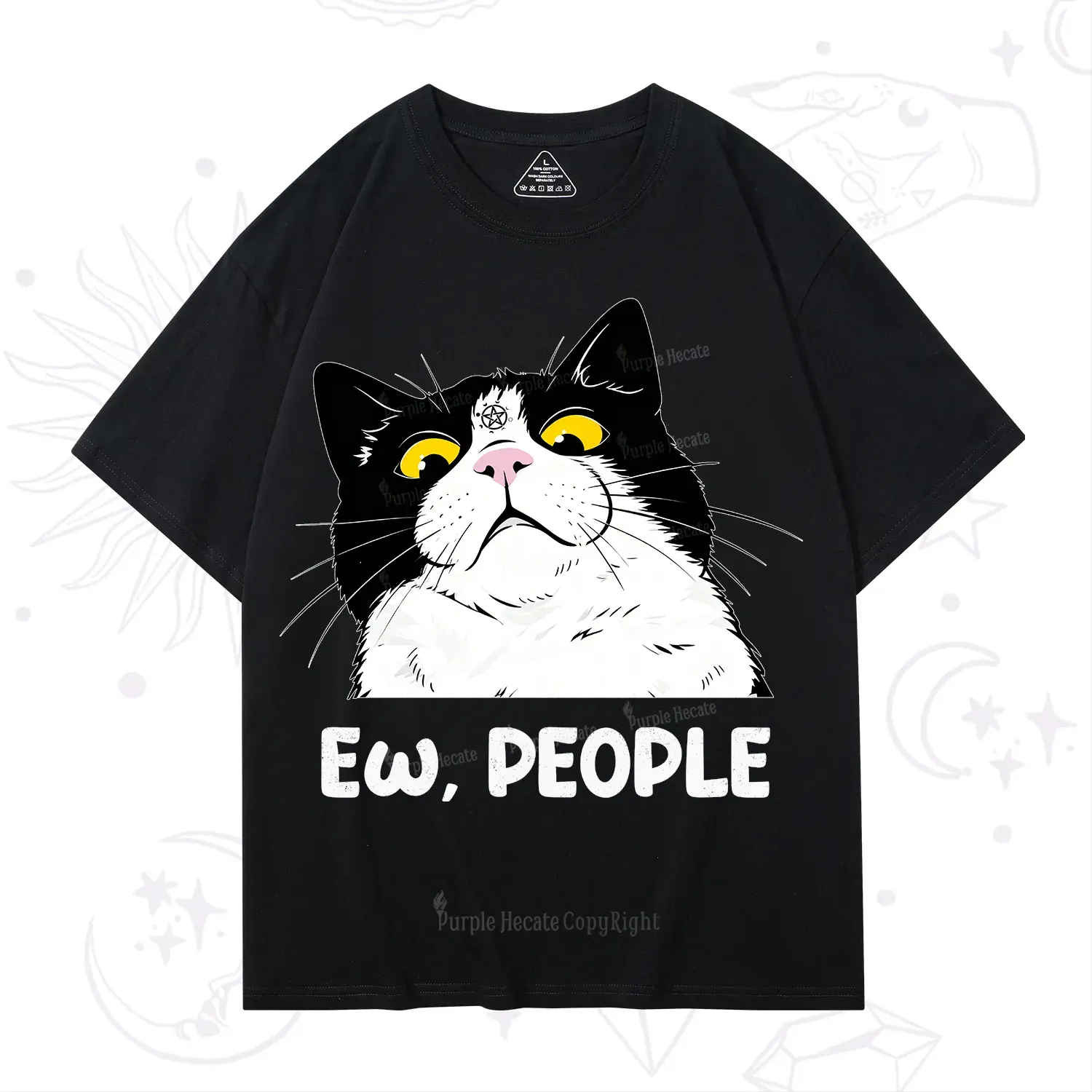 Purplehecate Ew People Cat T-Shirt