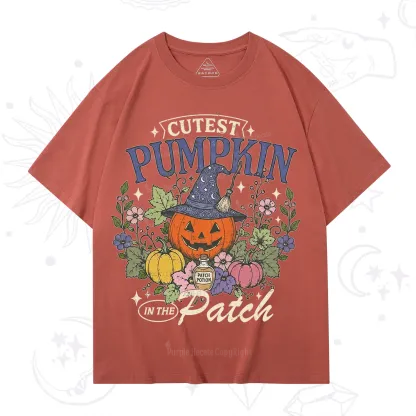 Purplehecate Cutest Pumpkin in the Patch Halloween T-Shirt