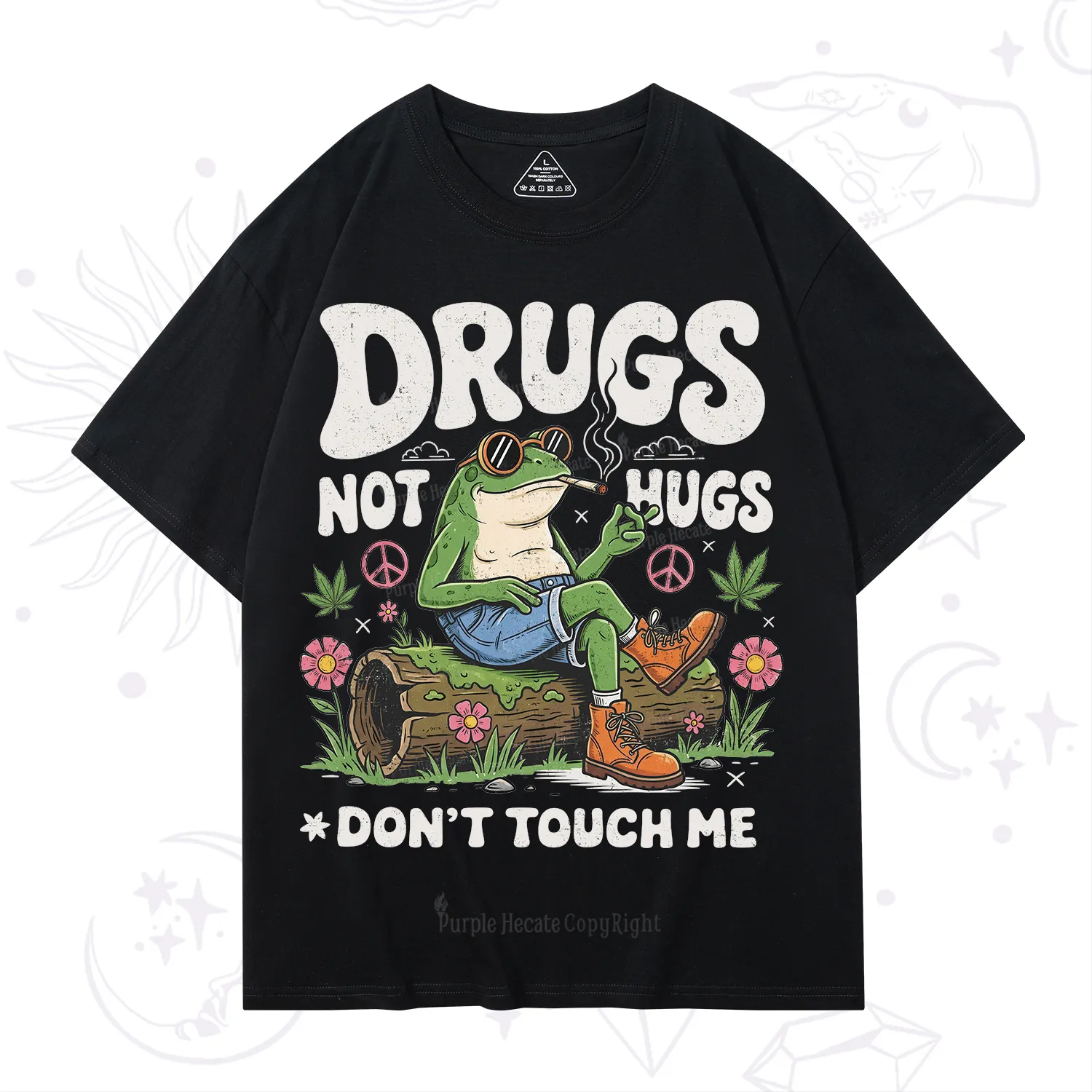 Purplehecate Drugs Not Hugs T-Shirt