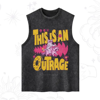 Purplehecate This Is An Outrage Angry Raccoons Washed Tank