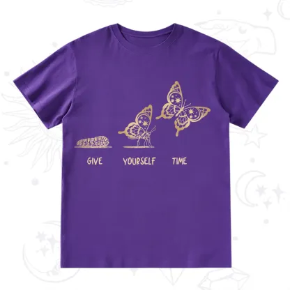 Purplehecate Give Yourself Time Butterfly T-Shirt