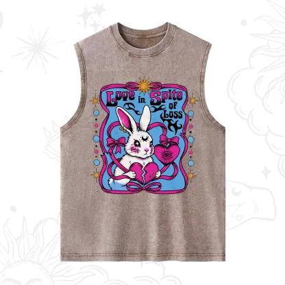 Purplehecate Love in Spite of Loss Bunny Washed Tank