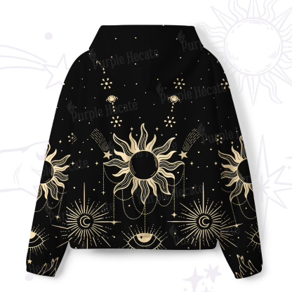 Purplehecate Solar Oracle All-Over Print Hoodie