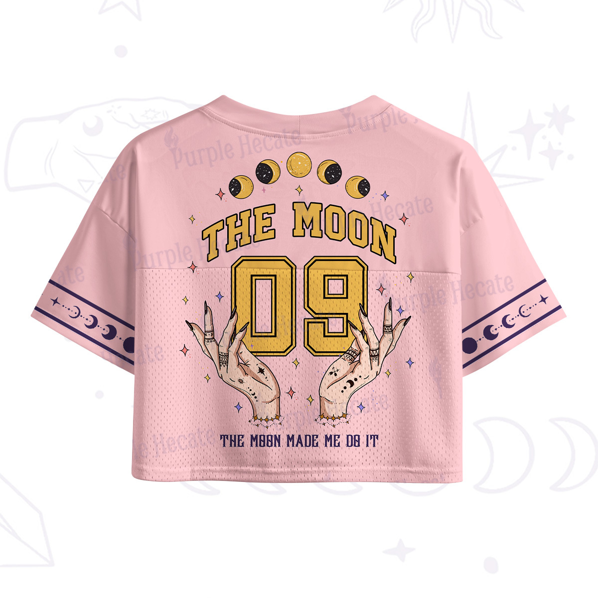 Purplehecate The Moon Made Me Do It Crop Sports Jersey