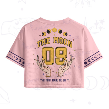 Purplehecate The Moon Made Me Do It Crop Sports Jersey