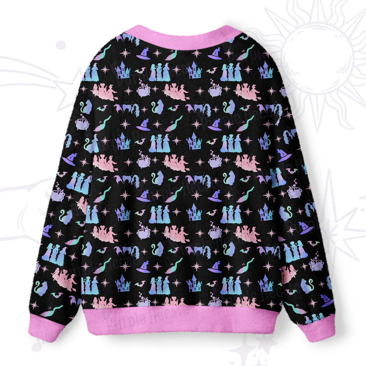 Purplehecate Spellbound Sisters Ugly Cardigan Sweaters