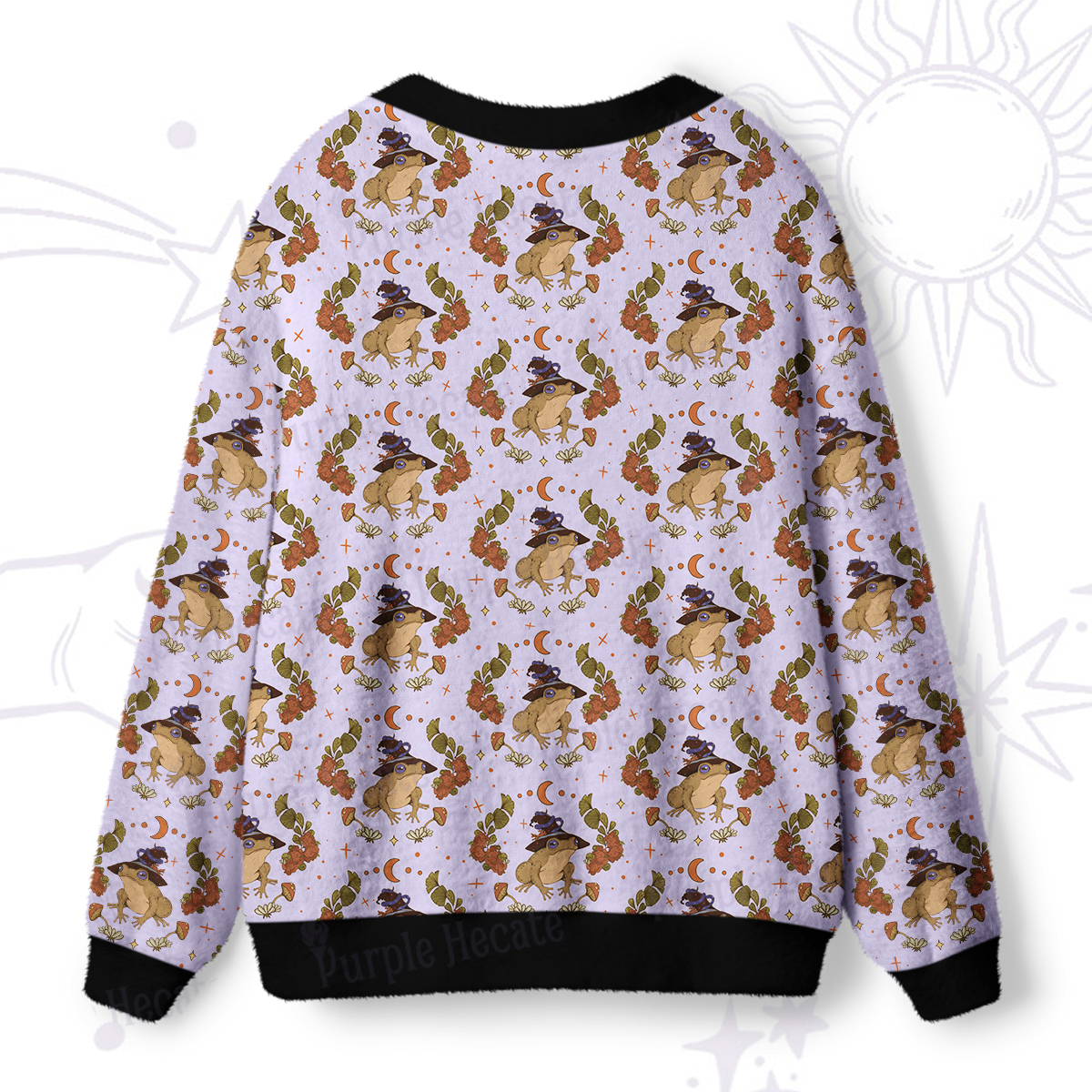 Purplehecate The Frog Ugly Cardigan Sweaters