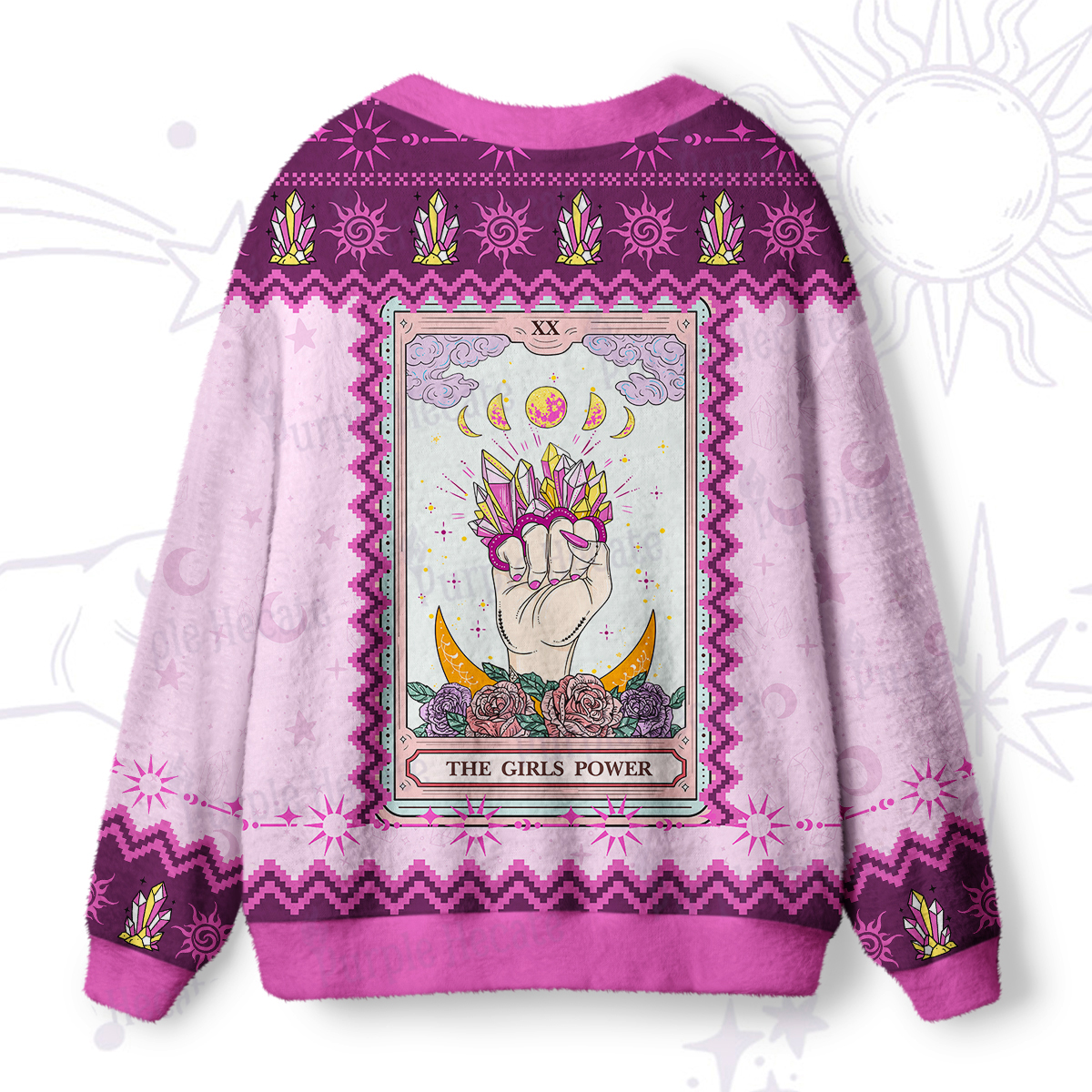 Purplehecate The Girls Power Ugly Cardigan Sweaters