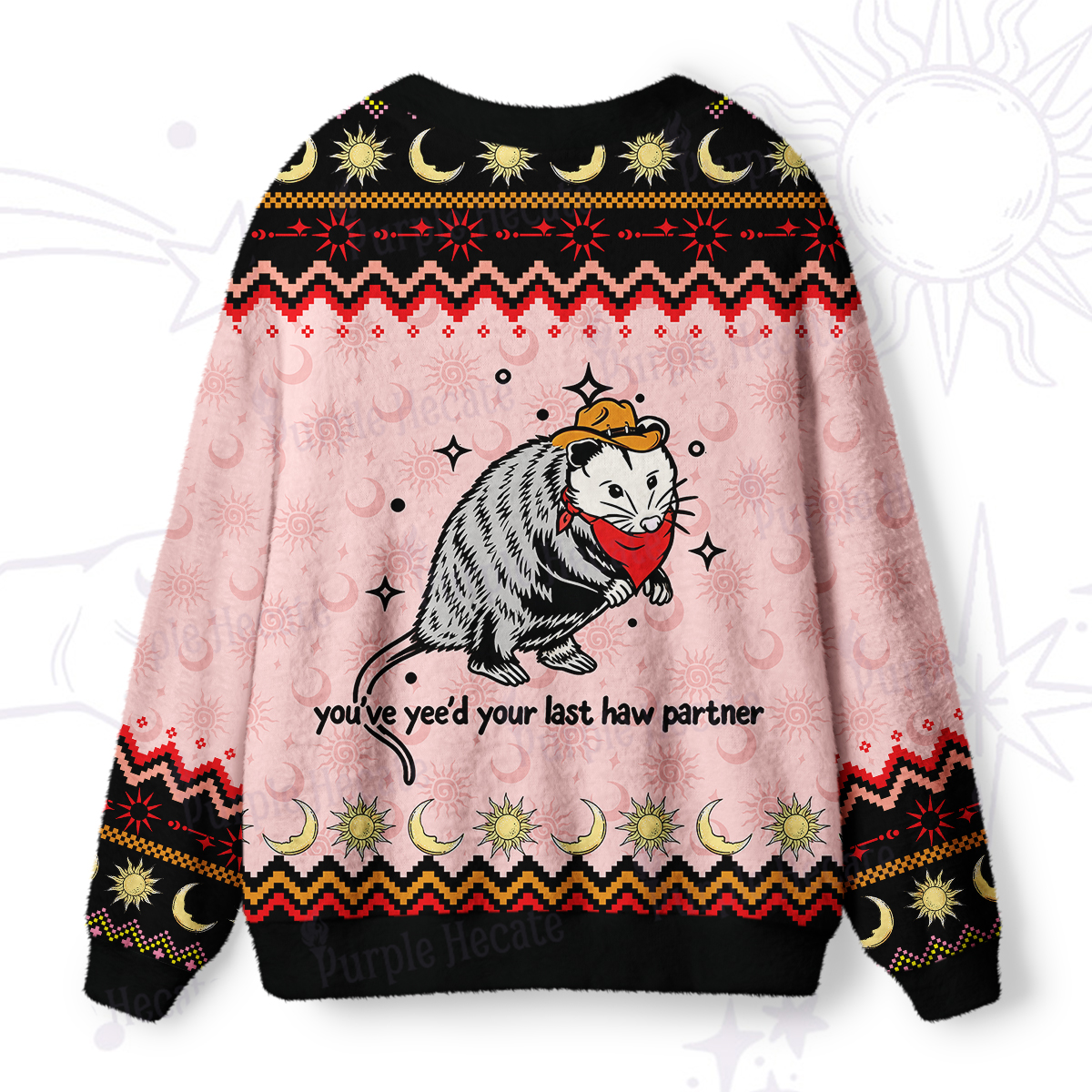 Purplehecate You've Yee'd Your Last Haw Partner Possum Ugly Cardigan Sweaters