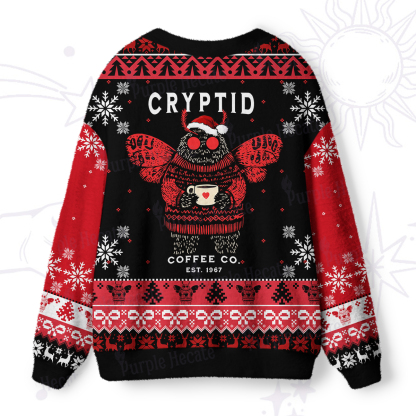Purplehecate Holiday Monster Mug Ugly Cardigan Sweaters