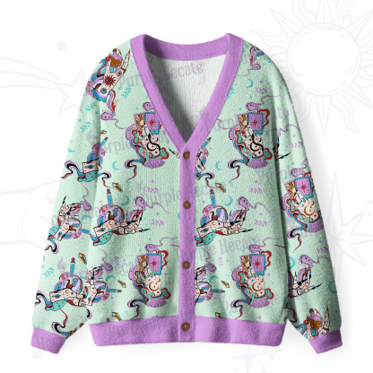 Purplehecate Astrological Secrets Ugly Cardigan Sweaters