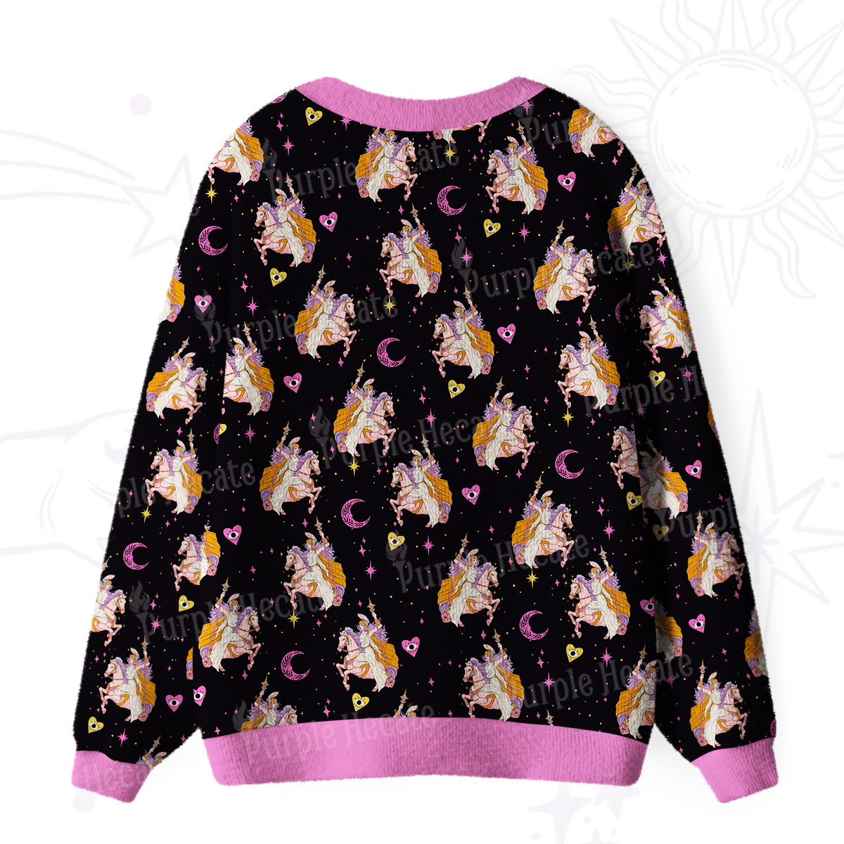 Purplehecate The Audacity Ugly Cardigan Sweaters