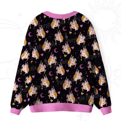 Purplehecate The Audacity Ugly Cardigan Sweaters