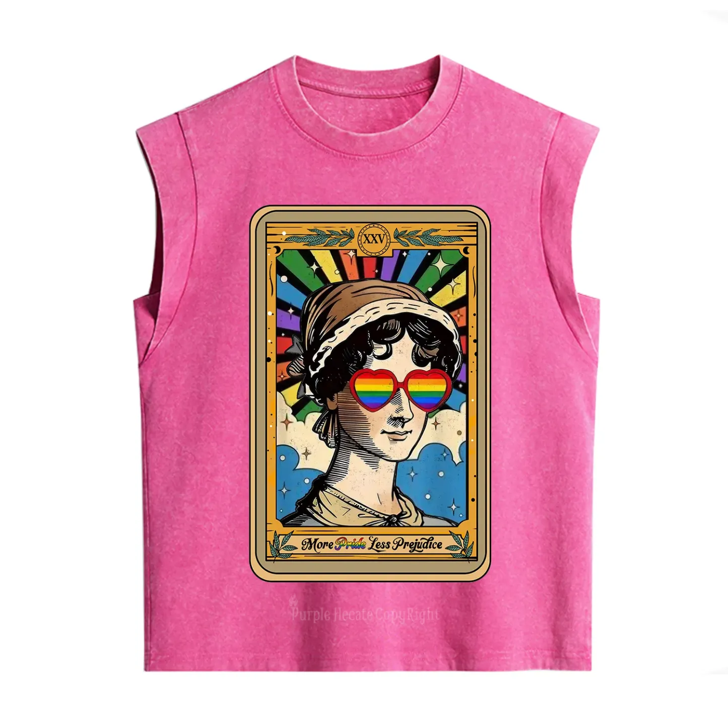 Purplehecate The More Pride Less Prejudice Tarot Vintage Washed Tank