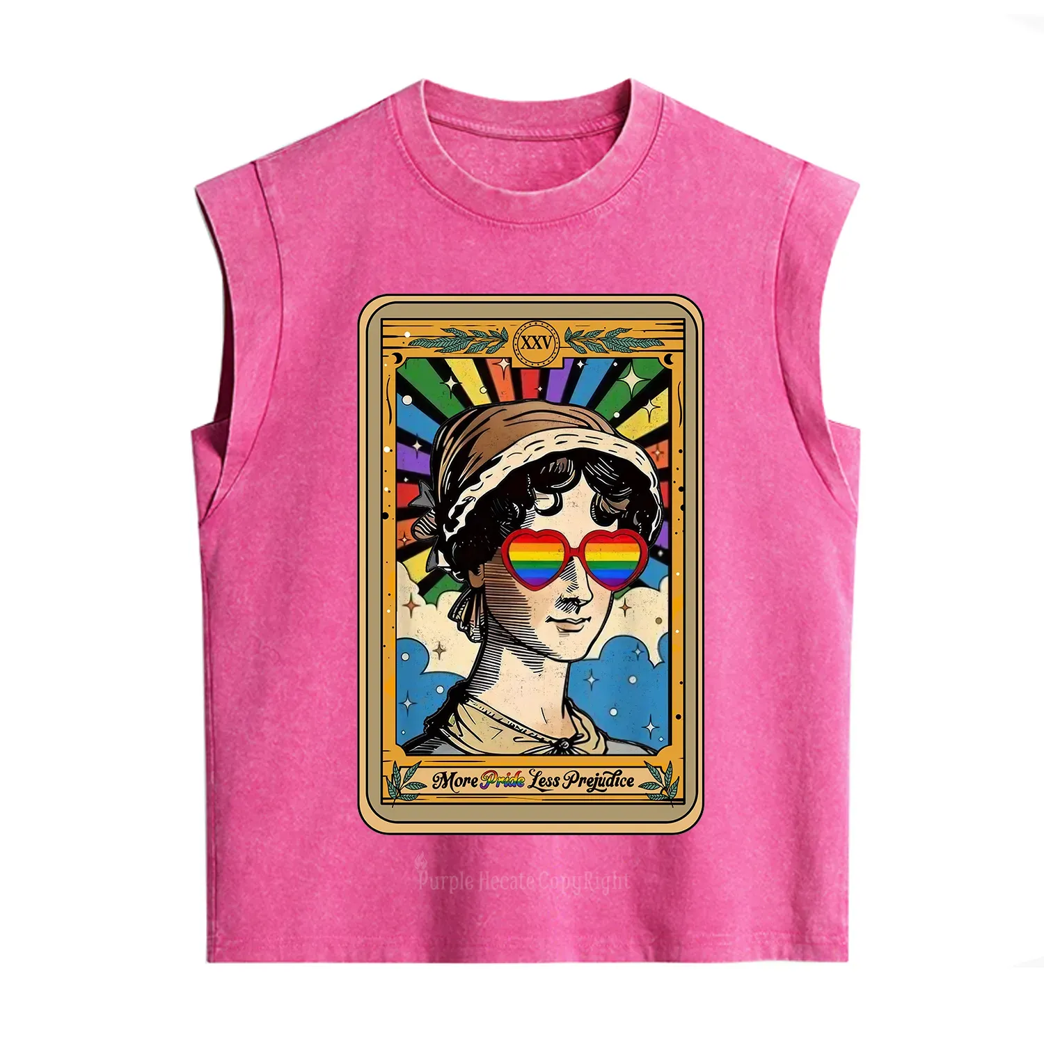 Purplehecate The More Pride Less Prejudice Tarot Vintage Washed Tank