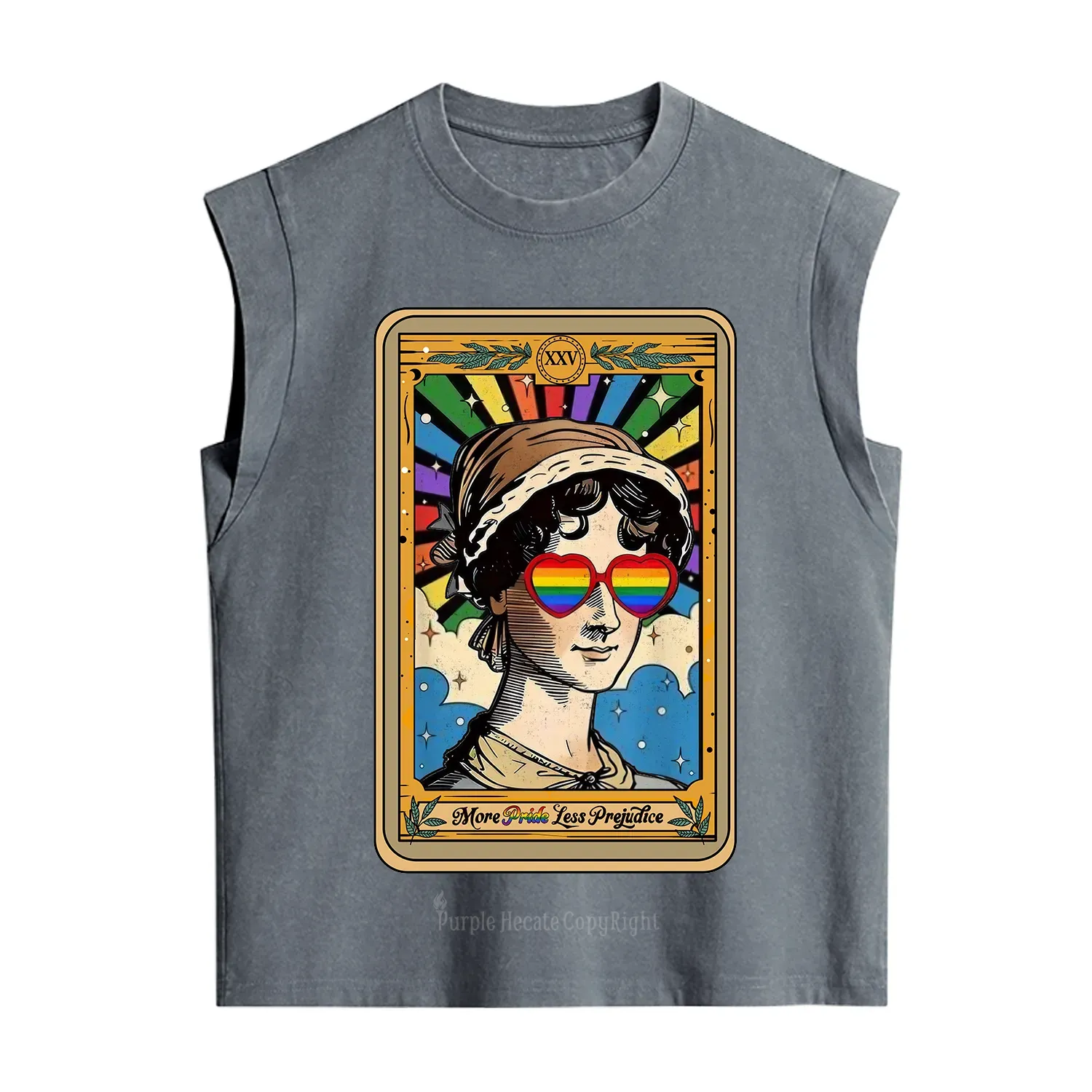 Purplehecate The More Pride Less Prejudice Tarot Vintage Washed Tank