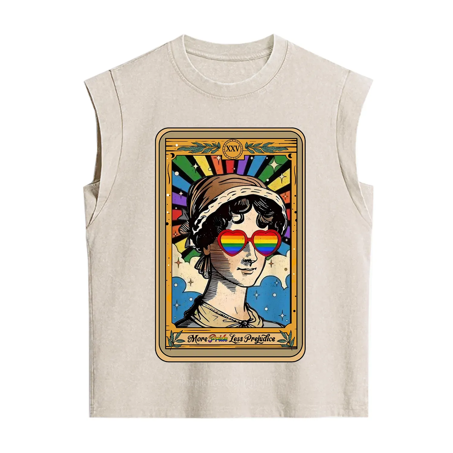 Purplehecate The More Pride Less Prejudice Tarot Vintage Washed Tank