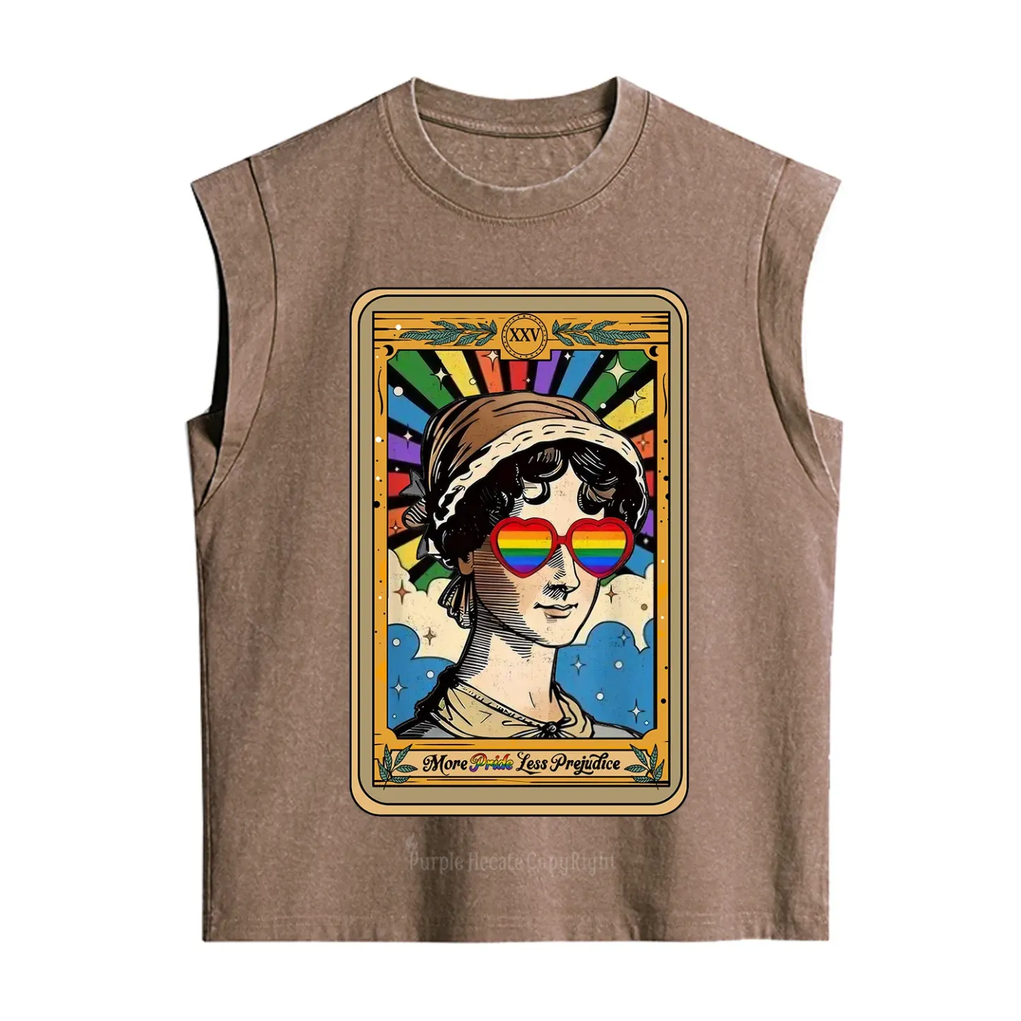 Purplehecate The More Pride Less Prejudice Tarot Vintage Washed Tank