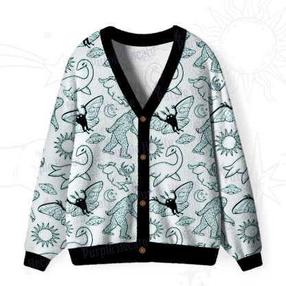 Purplehecate Cryptid Ugly Cardigan Sweaters