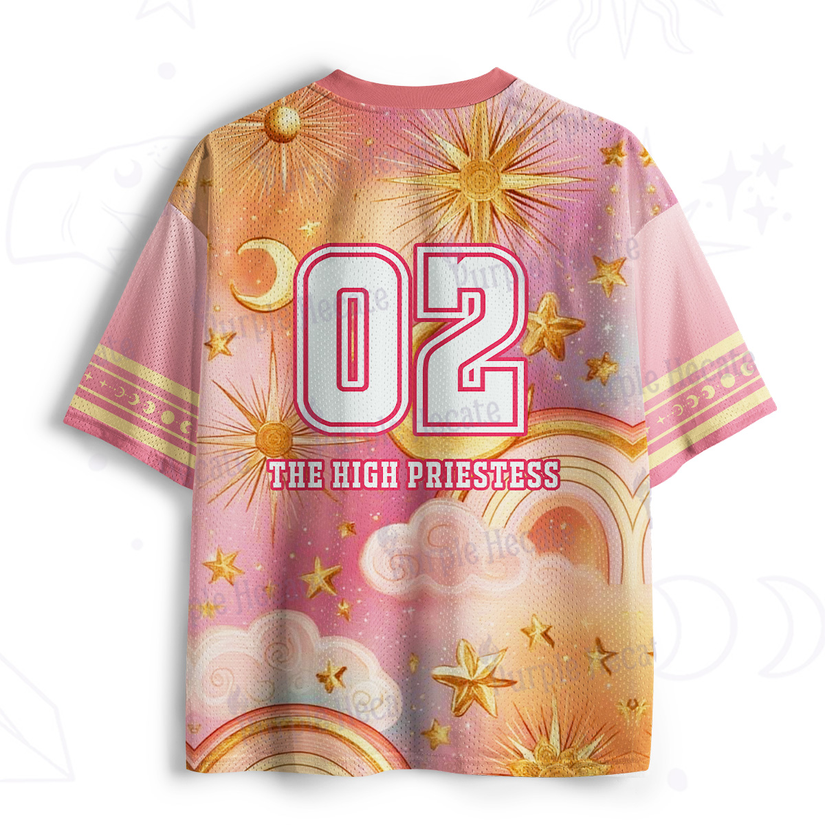 Purplehecate The High Priestess Tarot Card Mesh Jersey