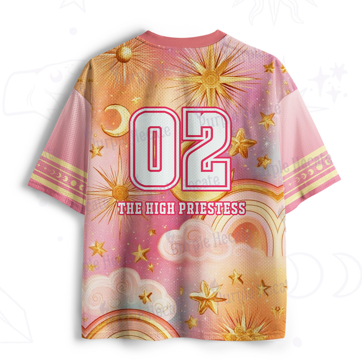 Purplehecate The High Priestess Tarot Card Mesh Jersey