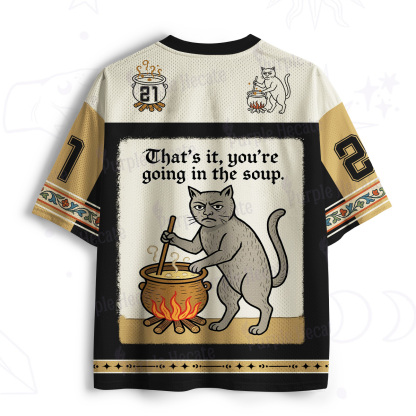 Purplehecate That's It You're Going in the Soup Mesh Jersey