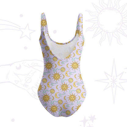Purplehecate Magic of Sun and Moon Tank One Piece Swimsuit