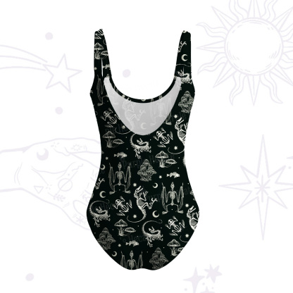 Purplehecate Prehistoric Fantasy Tank One Piece Swimsuit