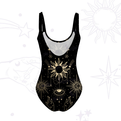 Purplehecate Solar Oracle Tank One Piece Swimsuit