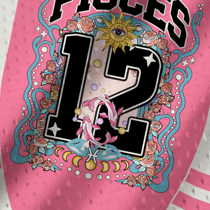 Purplehecate Pisces Spirit Zodiac Mesh Jersey Tank Top