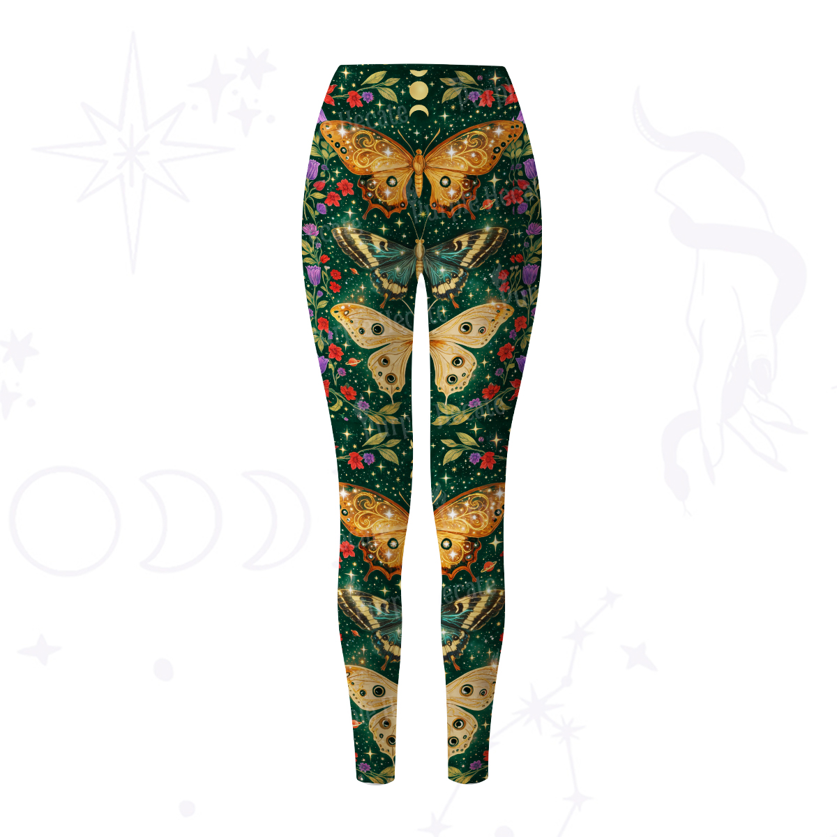 Purplehecate Mystic Butterfly Whisper Yoga Pants