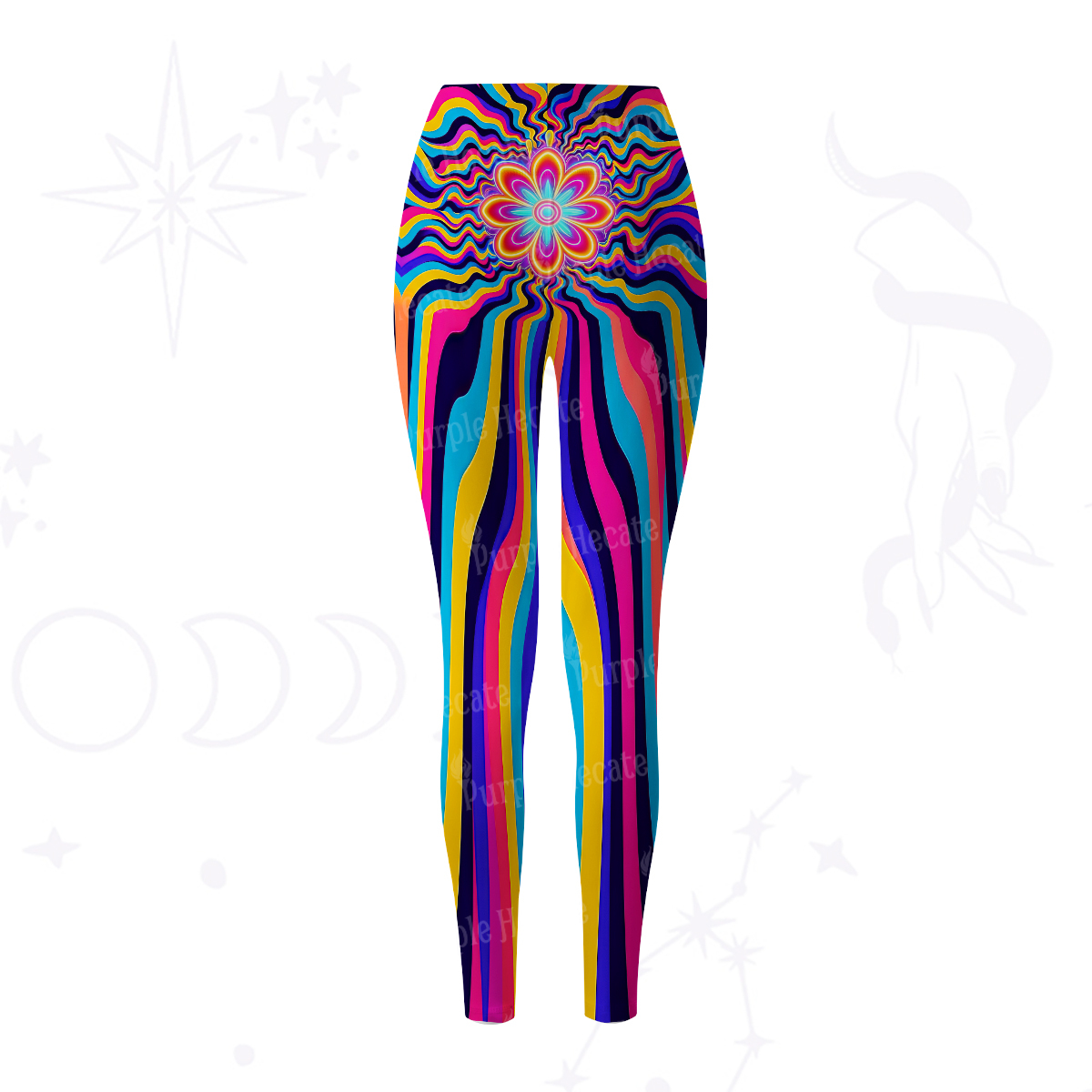 Purplehecate Psychedelic Bloom Yoga Pants
