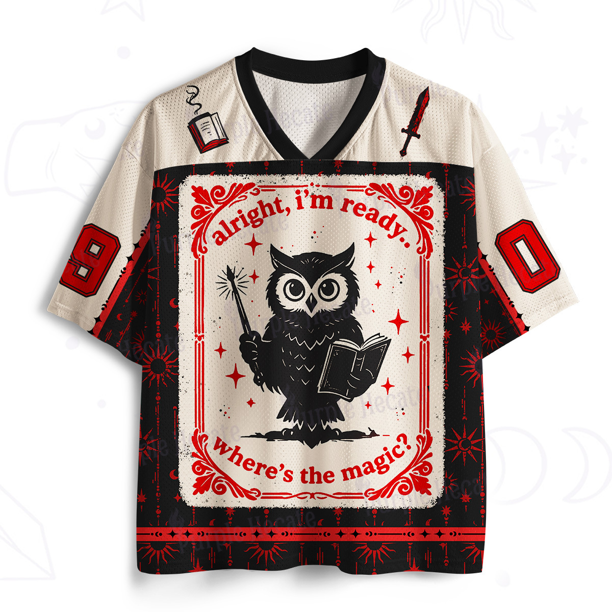 Purplehecate Okay I'm Here Where's The Magic Mesh Jersey